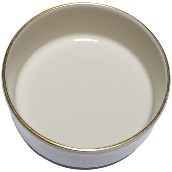 Collectible Lidded Round Trinket Box, With a Snow Village Scene by Picard China - Picture 4 of 9